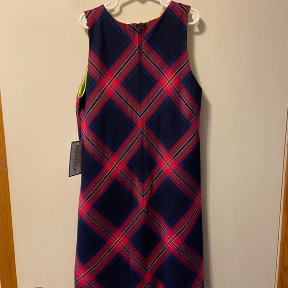 Hartstrings 12 plaid jumper dress - Picture 4 of 4
